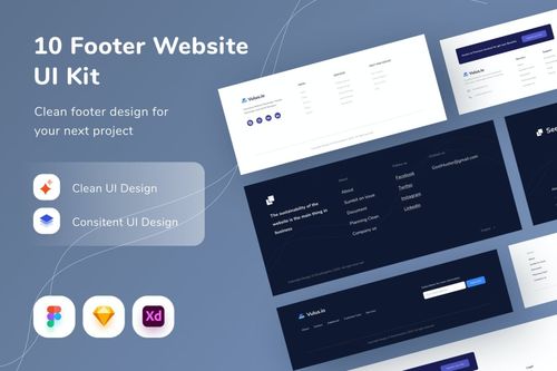 現代網站頁腳界面設計及其在網頁設計中的重要性