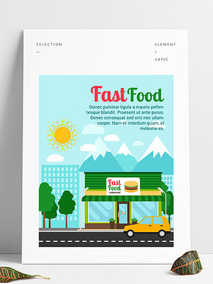 餐館廣告產(chǎn)品發(fā)布圖片免費下載